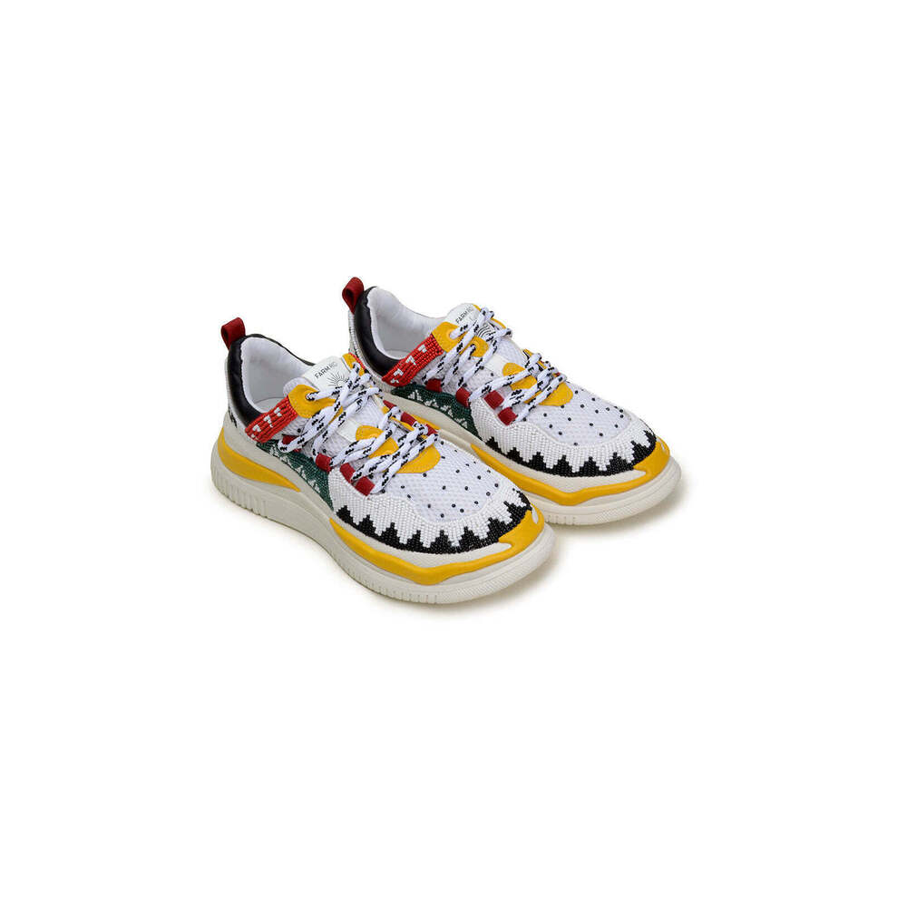 Multi Beaded Platform Sneaker